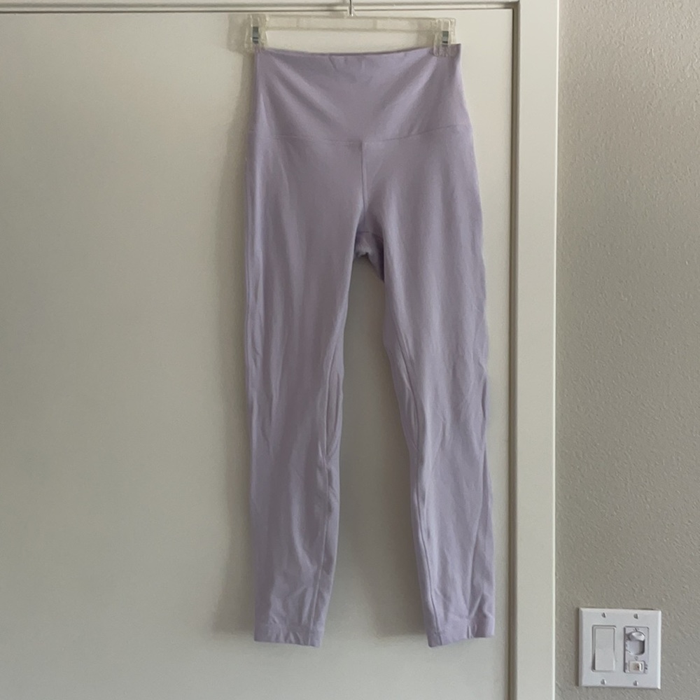 Lululemon Align pant 25” size 6 lavender dew NEW
